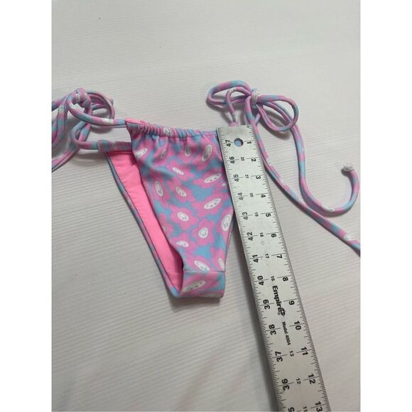 NWOT Frankie’s Tia Floral Print Terry Bikini Bottoms Size Large New - Picture 6 of 6